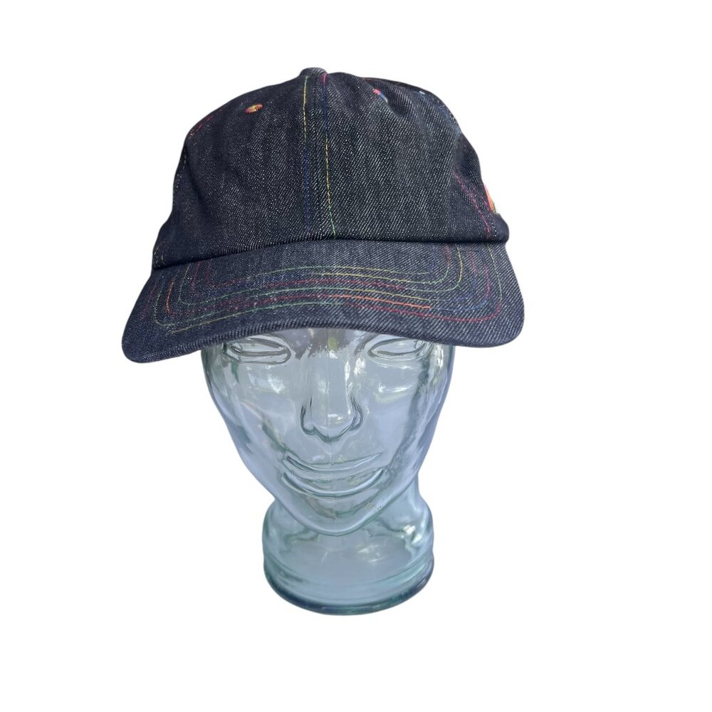 NWOT Target Black Denim PRIDE Rainbow Hat
